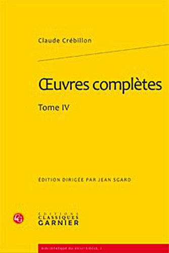 Oeuvres complètes t.4