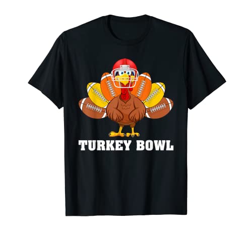 Funny Turkey American Football Bowl Thanksgiving T-Shirt