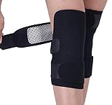 1 Pair Unisex Upgraded Version Adjustable Self-Heating Knee Pads Magnetic Tourmaline Therapy Knee...