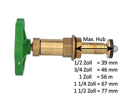 Grease chamber upper part valve upper part 3/4 inch for angle seat valve -flow valve - non-rising spindle - Image 3
