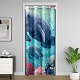Polyvalent - Simple mais polyvalent. Ce rideau de porte est destiné aux portes de placard, de salle de bain, de cuisine, d'armoire, de salle à manger, de porte de chambre, de salon, de porte d'entrée, de buanderie, de porte de placard, de porte accordéon, de porte pliante, de fenêtre, de porte vitrée coulissante de patio et de toute autre ouverture.