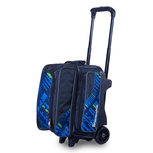 Brunswick Punisher Double Roller Bowling Bag (Blue/Green)
