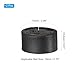 PATIKIL Leder Schlaufenhalter, 2er Pack Leder Schlaufen Gürtelhalter Schlaufen Ersatz für 0,9 (24mm)/1 (28mm) Breite Gürtel/Riemen, Schwarz