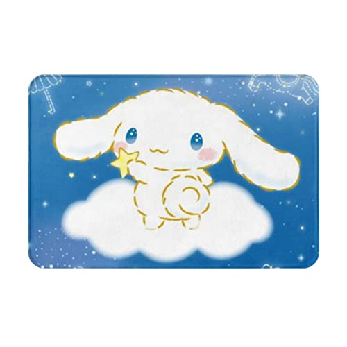 カーペット シナモロール ラグマット 玄関マット ラグ 絨毯 四季通用 防ダニ 抗菌 防臭 洗える ふわふわ肌触り 滑り止めホットカーペット おしゃれ プレゼント 40×60cm