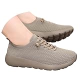 TBloevwlh Tloevwlh Chaussure Orthopdique Femme Pied LargeChaussures Et Sport pour, Aver Coussin d'air Dcontractes en Maille Respirante De Marche avec Soutien Running Fitness Lgres Vert Arme 43