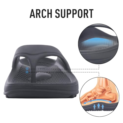 Image of shevalues Orthopedic Sandals for Women, Arch Support Recovery Flip Flops