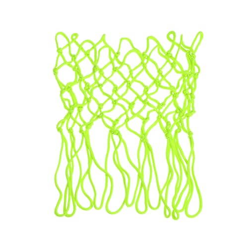 BRIGHTFUFU High Load Capacity Basketball Net Fluorescent Mesh School Basketball Goal