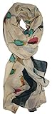 Ted and Jack - Bird Lovers Allover Songbird Print Scarf in Beige