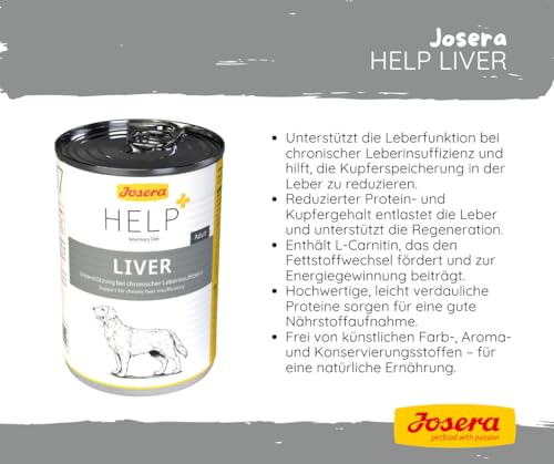 Josera Help Dog | Liver 6x400g | Nassfutter