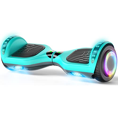 LIEAGLE Hoverboard, 6.5 Self Balancing Scooter Hover Board with Bluetooth Wheels LED Lights for Kids Adults