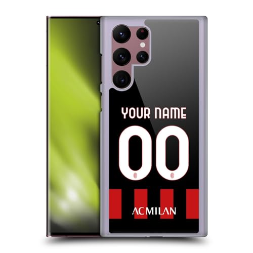 Coque Samsung Galaxy S22 Ultra 5G AC Milan Protection Rigide Fine Anti Rayures Trousse Personnalisable