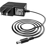 KOZUMUWAN センターマイナス 電圧9V 電流0.5A ACアダプター 電源 電気安全法適合品 安定化電源 外径 5.5mm 2.1mm エフェクター エレキギター 汎用 BOSS用 PSA-100S2互換品 楽器 家庭用 純正互換 BOSS/ZOOM/Donner/VOX/MXR/Effects/Bakery/KORG/Ibanez/Muslady/Xotic/Tc/Electronic