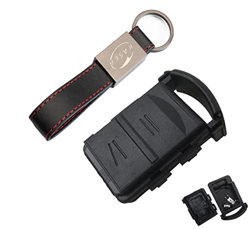kaser Coque Clé pour Opel - Cover Télécommande Voiture 2 Boutons pour Opel Corsa Agila Meriva Combo Vauxhall Astra Insignia Vectra Mokka Zafira
