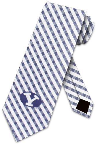 Eagles Wings Cougars Ties Mens College BYU Sports Necktie (Navy)