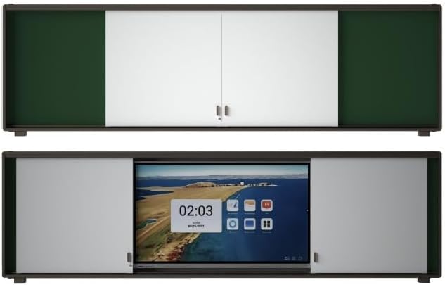 Smartedge Interactive Sliding Whiteboard with Digital Display, Green ...