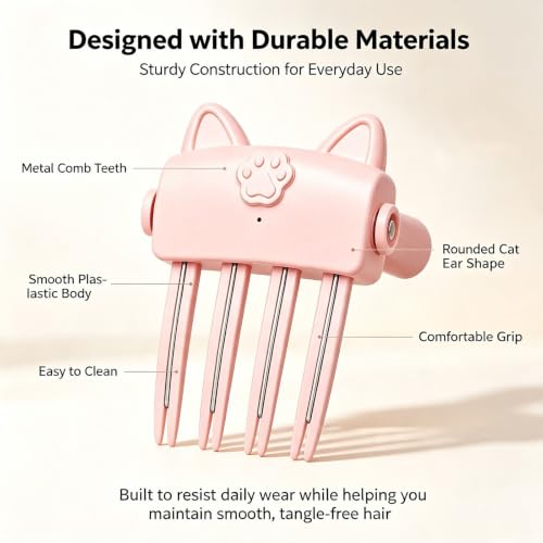 Wireless Heated Volumizing Root Lift Clip Volume Clips, Heated Root Volumizer Clip, Electric Volumizing Hair Clips for Bangs Styling for Flat Fine Hair, with 2 Temperature Settings,Beige - Image 4
