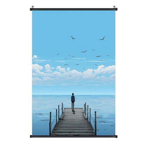 Poster sur toile 40x61 cm facile à accrocher pour mur de bureau