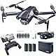 CHUBORY X10 PRO GPS-Drohne mit Kamera für Erwachsene 4K UHD, 90 Minuten Flugzeit, 1000 Meter Steuerreichweite, automatische Rückkehr, Folge-Modus, bürstenloser Motor, 5G RC-Quadcopter für Anfänger