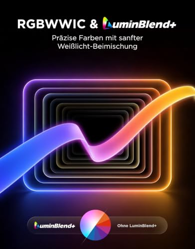 Govee COB Strip Light 2 Pro, RGBWWIC LED Streifen 2m mit LuminBlend+,1080lm – Ansicht 4