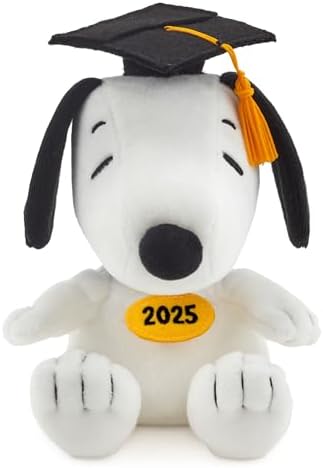 Hallmark Peanuts 2025 Graduation Gift Card Holder, 6″ (Graduate Snoopy, Year-Dated) for High School, College, Kindergarten Hallmark Peanuts 2025 Graduation Gift Card Holder, 6″ (Graduate Snoopy, Year-Dated) for High School, College, Kindergarten