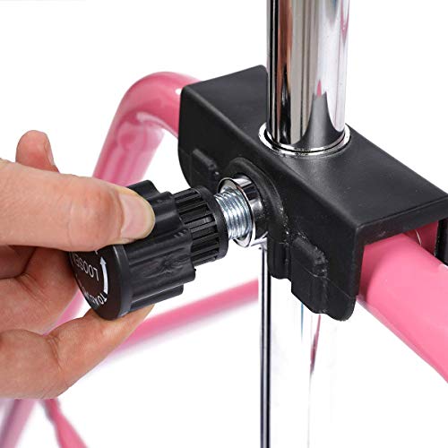 DOBESTS Gymnastics Bar Equipment for Home for Kids Height Adjustable Junior Training Kip Bars for 3-7 Years Old Children Indoor Outdoor (Pink)