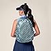 Glove It Women’s Quilted Tennis Racquet Backpack – Lightweight Padded Nylon Bag with Front Racquet Compartment, Side Pockets, Hidden Fence Hook & Reinforced Bottom - Teal