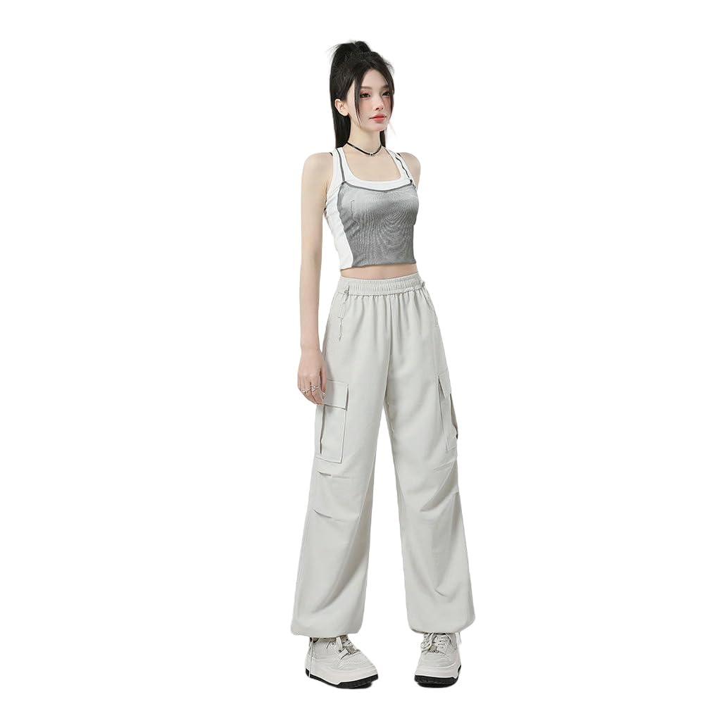 Pantalon cargo amincissant fini les ventres serrés taille haute - 3