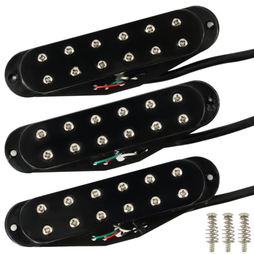 Micros à bobine unique Stratocaster pour le milieu et le chevalet de guitare