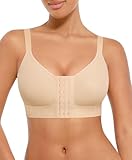 FeelinGirl Mastectomy Bras for Women Compression with Front Closure Full...