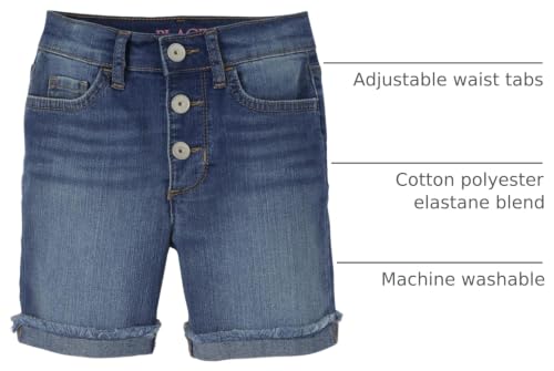 Image of The Children's Place Girls' Denim Bermuda Shorts