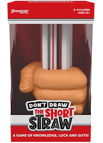 Pressman Don't Draw the Short Straw - Juego de Conocimiento, Suerte y Valentía