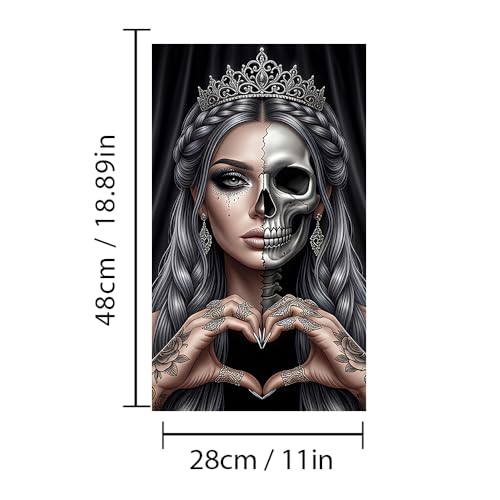 Image of Halloween Cars Body Horror Sticker, Classic Horror Movie Characters Peeking Decal Waterproof Scary Vinyl Stickers for Bumper Car Decals 11in*18.89in, PVC Material