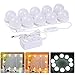 LED Vanity Mirror Lights Kit - MRah Upgraded 2 Color Lighting Modes Makeup Mirror Lighting Fixture with 10 Dimmable Bulbs for Vanity Table Set, Bathroom Mirror (Mirror Not Included)