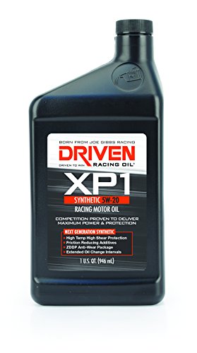 Driven Racing Oil Xp1 Synthetic 5W-20 Motor Oil 1 Quart Bottle #TOP3