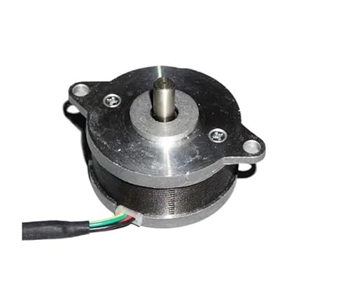 OQATNXUR DC 12V Precious 36mm Round Stepper Stepping Electronic Starter with Pulley Gear 2-Phase 4-Wire 0.9 Degree 10 Ohms(Without Gear)