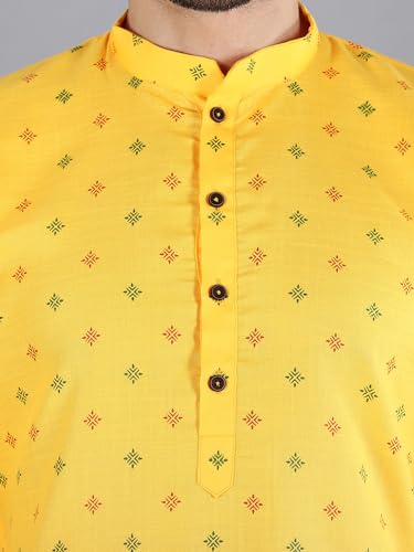 Image of Uri and MacKenzie Mens Cotton Woven Casual Kurta Pajama set