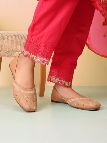Image of XE Looks Flat Comfortable, Trend & Fancy Punjabi Jutti For Women & Girls