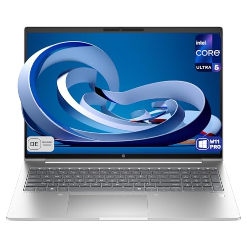 HP ProBook 460 G11 Business Laptop, Intel Core Ultra 5 125U, 16' WUXGA Display, Intel Grafik, 16 GB DDR5 RAM, 512 GB SSD, Deutsches Tastatur-Layout, Wi-Fi 6E, Windows 11 Pro, Silber