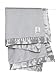 Little Giraffe Luxe Stroller Baby Blanket, Silver, 29