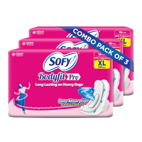 Women's Personal Care: Tips and Products for a Healthier You 51 Sofy Bodyfit Pro XL - 290mm | 54 pads | Women Sanitary Pads | Lea...
