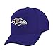 NFL Baltimore Ravens Boys 8-20 Basic Structured Adjustable Cap, One Size, Purple