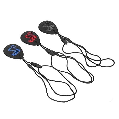 Generic Collar de Mordedores de Silicona para Bebés, Juguetes para la Dentición, Refrigerables, Resistentes Al Calor, Goma Calmante, 3 uds.
