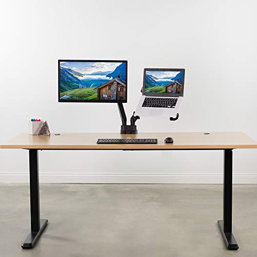 Image of VIVO Adjustable 11 to 17 inch Laptop Holder (Only) for VESA Compatible Monitor Arms | Notebook Adapter for VESA Monitor Mounts up to 100x100mm (Stand-LAP4)
