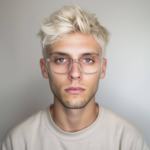 Image of LONDON MOLE Hollywood thin lightweight reading glasses | Sleek square frame | Contemporary minimal style | Men and women