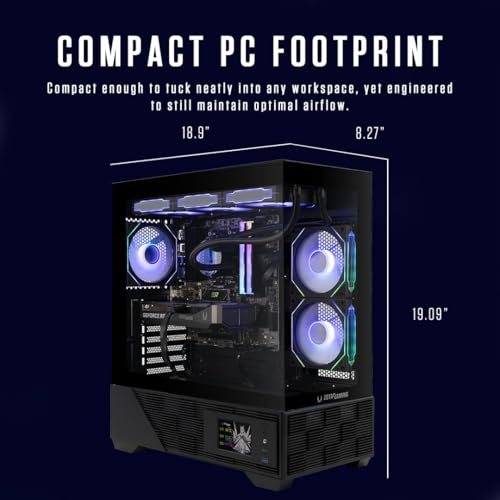 Image of ZOTAC MEK Gaming PC Desktop, NVIDIA GeForce RTX 5060 Ti 16GB GDDR7, AMD Ryzen 7 9700X Up to 5.5GHz, 32GB DDR5, 1TB NVMe SSD, 850W 80+ Gold PSU, WiFi 6E, Windows 11 Home