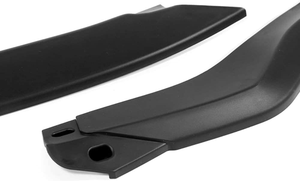 Q1-TECH, Front Bumper Lip fit for Compatible with 2015-2018 Lexus RC300 / RC350 / RC Models Only, Front Bumper Lip Spoiler Air Chin Body Kit Splitter Unpainted Matt Black ABS, 2016 2017, AR-Style