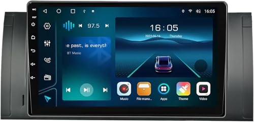 Autoradio Bluetooth pour BMW X5 E53 et E39 avec écran tactile Android 13 9 pouces