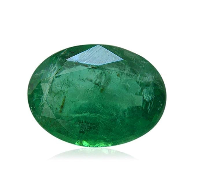 Pierre d'émeraude zambienne véritable 11,25 Ratti certifiée naturelle