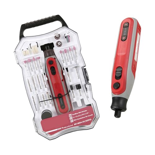 Cordless 82Piece Rotary Tool with Precise Control Hand Drill Grinder for Gemstones Carving and Metal Cutting Drilling Electric Engraving