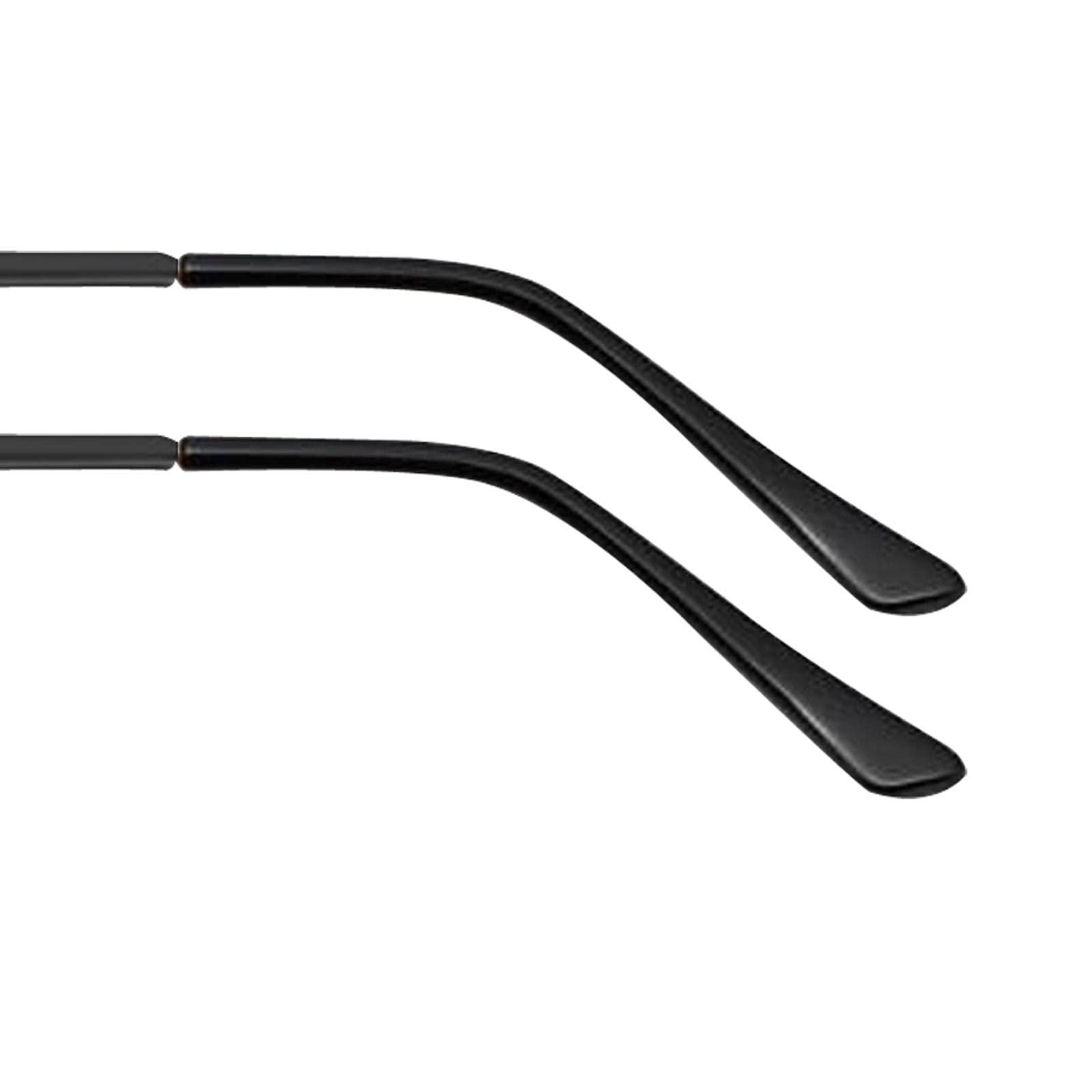 6X 2X Patillas de Repuesto Rectas Patillas de Repuesto Cómodas Puntas de Metal para Gafas Partes de Montura de Brazo Piezas de Calcetines para Orejas